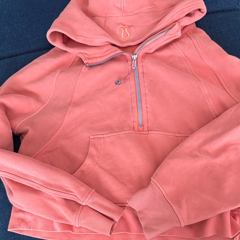 lululemon athletica Peach Half-Zip Hoodie